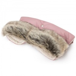 Muff rokavičke Jukki Pink s krznom Muff rokavičke Jukki Pink s krznom